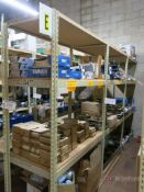 (3) Sections of Teardrop Style Medium Duty Racks w/ Contents