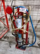 Electric Filtered Liquid Pump, (2) Manual 55-Gallon Barrel Pumps