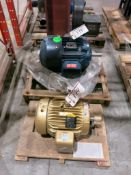 Marathon 7.5-HP Electric Motor, Baldor 10-HP Electric Motor - New