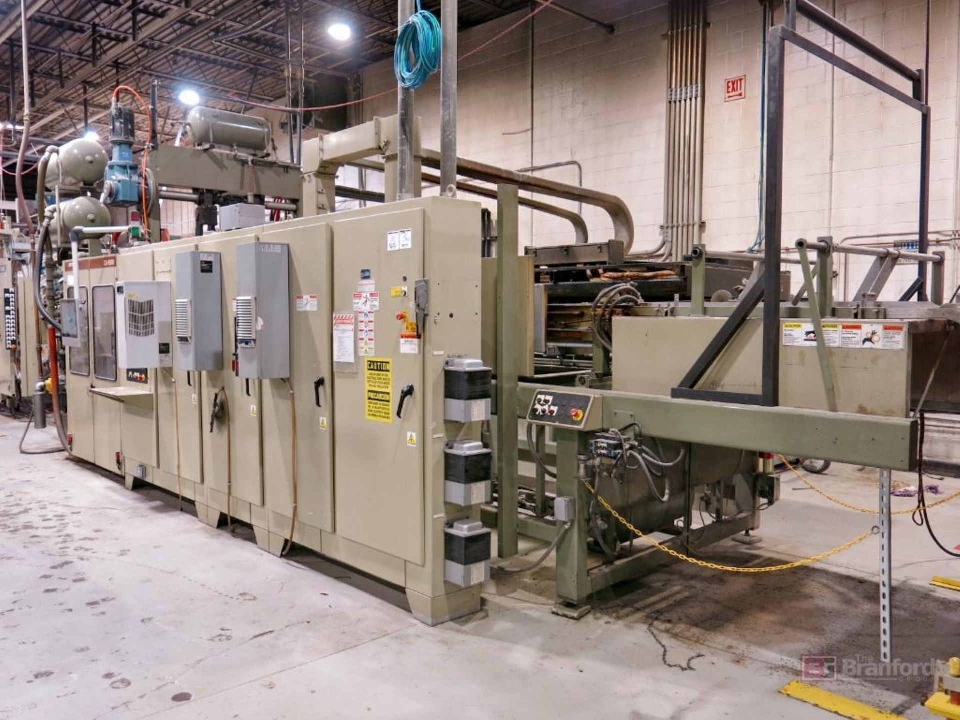BULK BID for Entire Davis-Standard 3-Layer Sheet Line; Brown Thermoformer; Trim Press (Lots 35-37) - Image 6 of 11