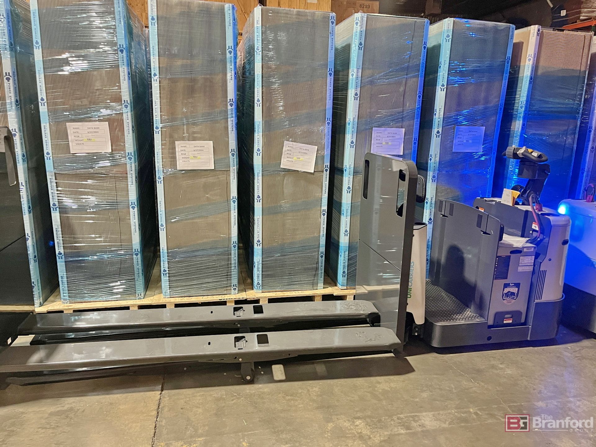 UniCarriers Electric Center Ride Pallet Jack w/ 96" Forks; Model: SPXE2W3G80V - Image 3 of 6