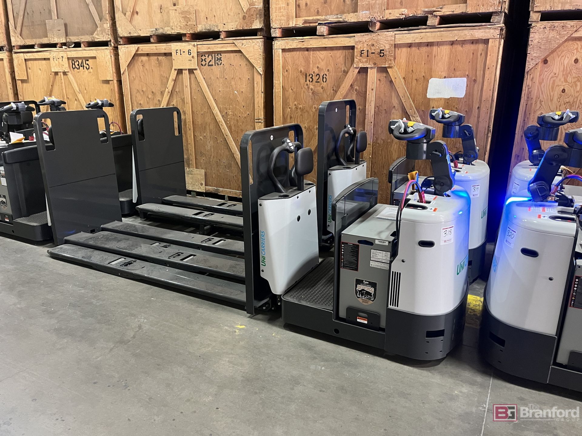 UniCarriers Electric Center Ride Pallet Jack w/ 96" Forks; Model: SPXE2W3G80V - Image 2 of 5