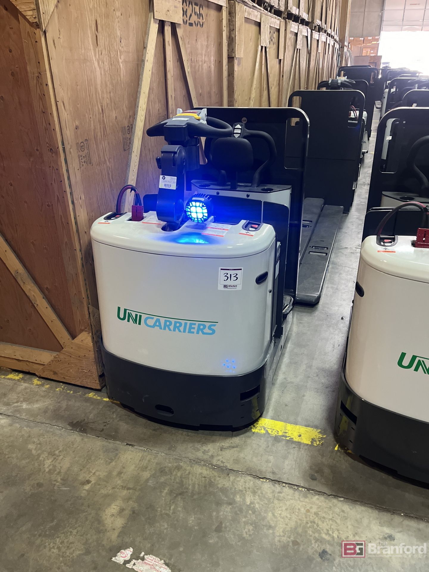 UniCarriers Electric Center Ride Pallet Jack w/ 96" Forks; Model: SPXE2W3G80V