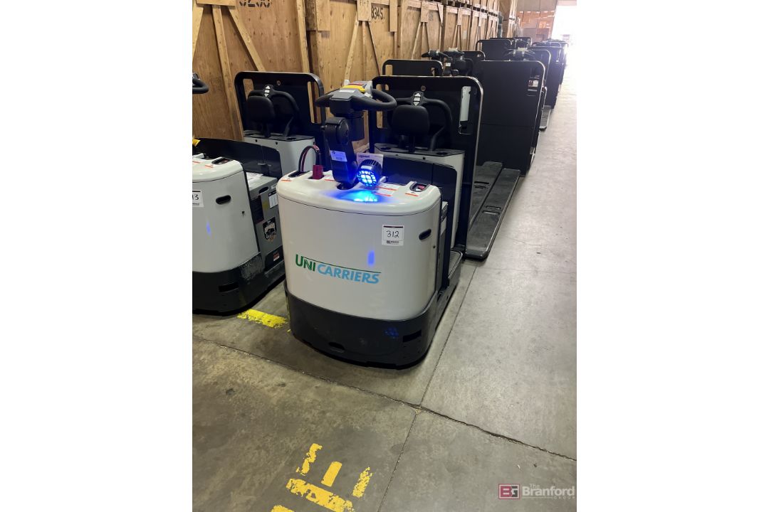 UniCarriers Electric Center Ride Pallet Jack w/ 96" Forks; Model: SPXE2W3G80V - Image 1 of 7