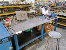 Steel Work Bench (NOTE: Contents Not Included)