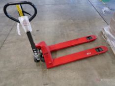 Uline H-6710 Narrow Pallet Jack 5500-Lbs. Capacity