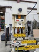 Aida NC1-1100(2)E 121-Ton Gap Frame Press, (2009)