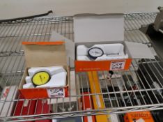 (2) Mitutoyo Travel Indicators