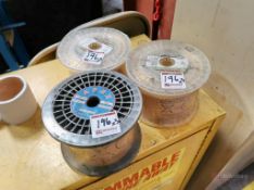 (3) New Spools Of EDM Wire Type VNP1022 Van-TG Brass NP