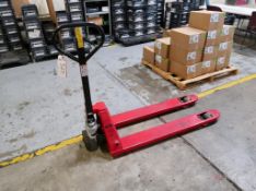 Uline H-6710 Narrow Pallet Jack 5500-Lbs. Capacity