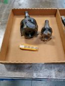 (2) Carbide Milling Tools Tapered Holders