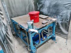 Heavy Duty Steel Welding Table (NOTE: Contents Not Included)