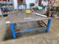Heavy Duty Steel Welding Table (NOTE: Contents Not Included)
