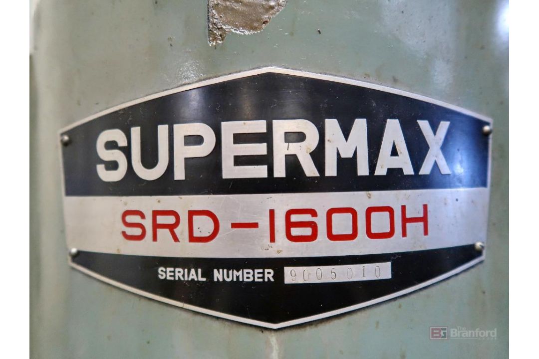 Supermax Heavy Duty Drill Press Model SRD-1600 H - Image 4 of 9