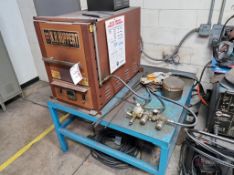 K.H.Huppert Heat Treating Oven On Steel Table