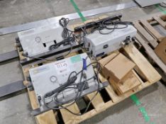 (3) Packing Aids Table Top Impulse VacSealers Model PVT20B