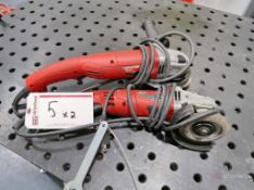 (2) Milwaukee 6121-31 Grinders