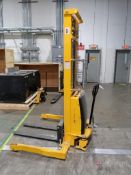 Uline H-5440 Semi-Electric 12V Straddle Stacker