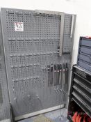 Uline Steel Peg Board Stand