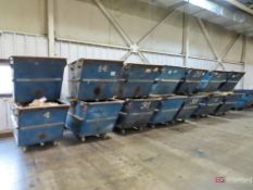 (14) 75 X 36 X 36 Rolling Hoppers