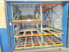(2) Sections Of 8' X 5' X 12' Shuttle Racks