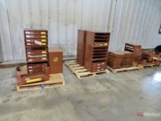 (4) Lawson Cabinets, W/ Fittings, Springs, Hardware, Etc.