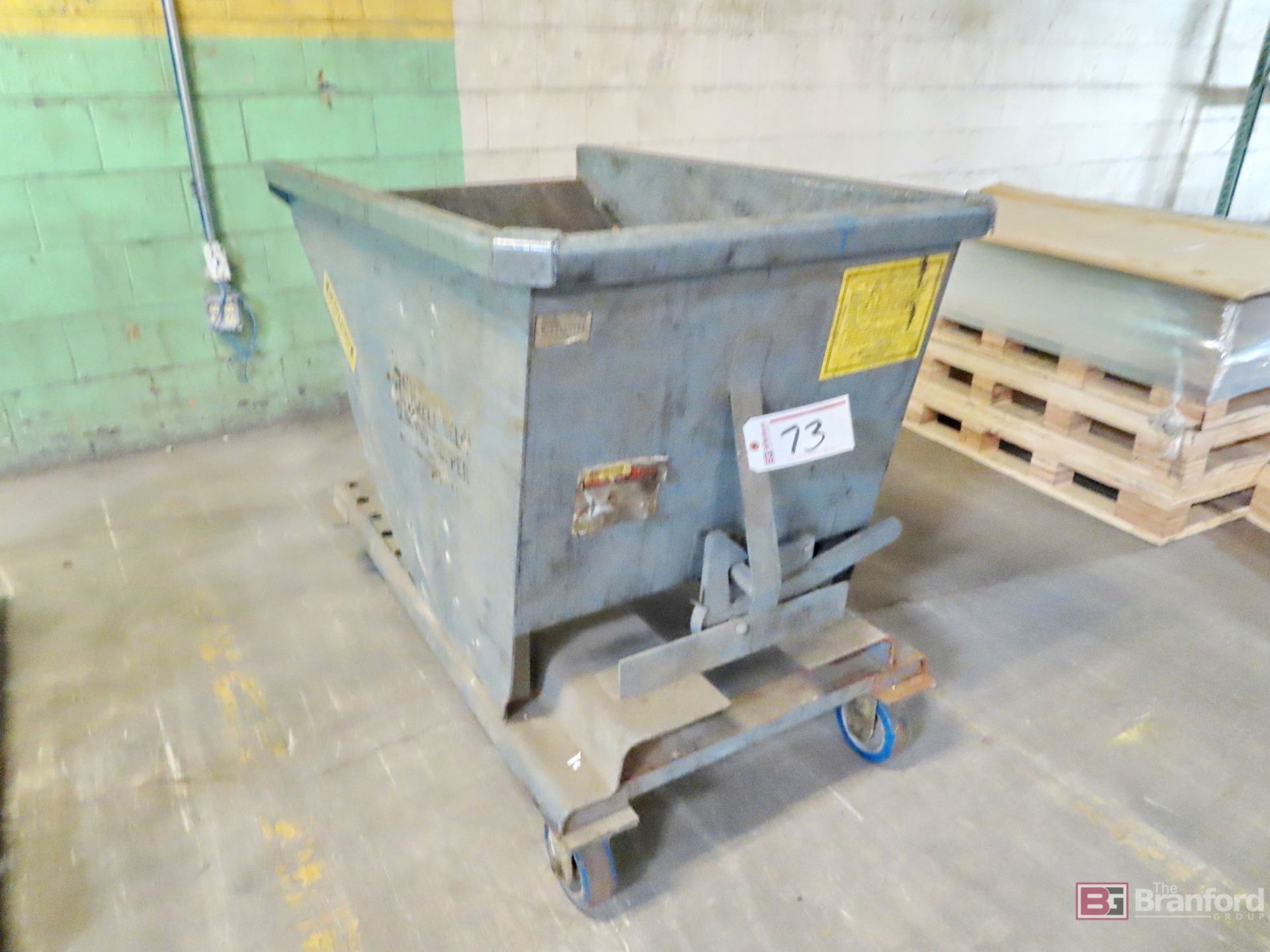 Wright 28" X 48" X 23" Self Dumping Hopper