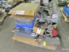 Skid Of Motors, Knife Switches, Brake Line 3/16