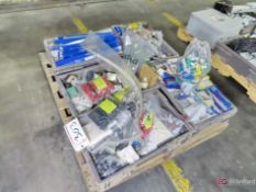 Skid W/ Wire, Nuts, Lamps, Capacitors, Led's, Etc.