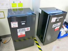 (2) Alcook Model HS-121LN Mini Refrigerators