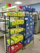 (2) Wire Metro Style Racks w/ Contents