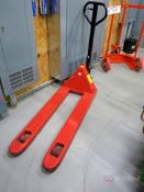 Global Narrow Fork Approx. 5000-Lb Cap. Hydraulic Pallet Jack