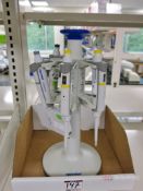 Lot of (6) Eppendorf Research Plus Variable ML Pipettes w/ Stands