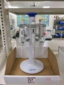 Lot of (6) Eppendorf Research Plus Variable ML Pipettes w/ Stands