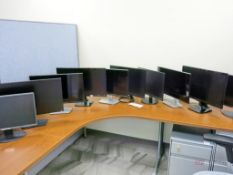 (10) Flat Panel Computer Monitors - Various Sizes/Brands