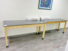 (2) Wood Based Lab Tables w/ 28