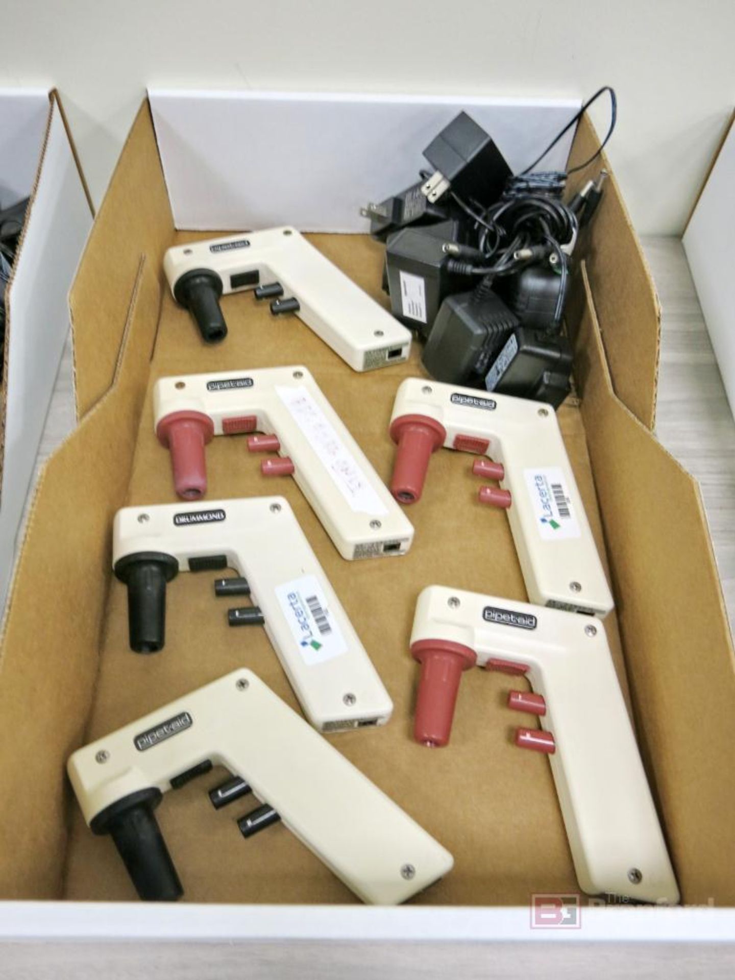Lot of (6) Drummond Pipette Aid Electronic Pipette Controllers