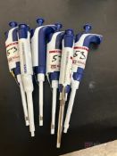 Lot (6) Rainin Pipet-Lite XLS Pipettes