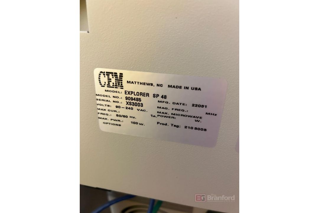 CEM Explorer SP 48 Microwave Autosampler; Model: 909485 - Image 5 of 5