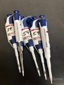 Lot (5) Rainin Pipet-Lite XLS Pipettes