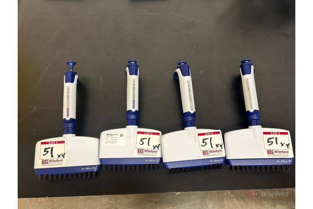 Lot (4) Rainin Pipet-Lite XLS Pipettes - Image 1 of 3