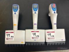 Lot (3) BioHit Digital Pipettes