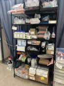 Lot consisting of (2) Racks w/ contents