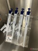 Lot (4) Rainin Pipet-Lite XLS Pipets