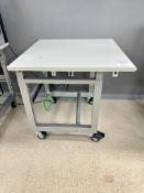 Eaton Adjustable height workbench on casters