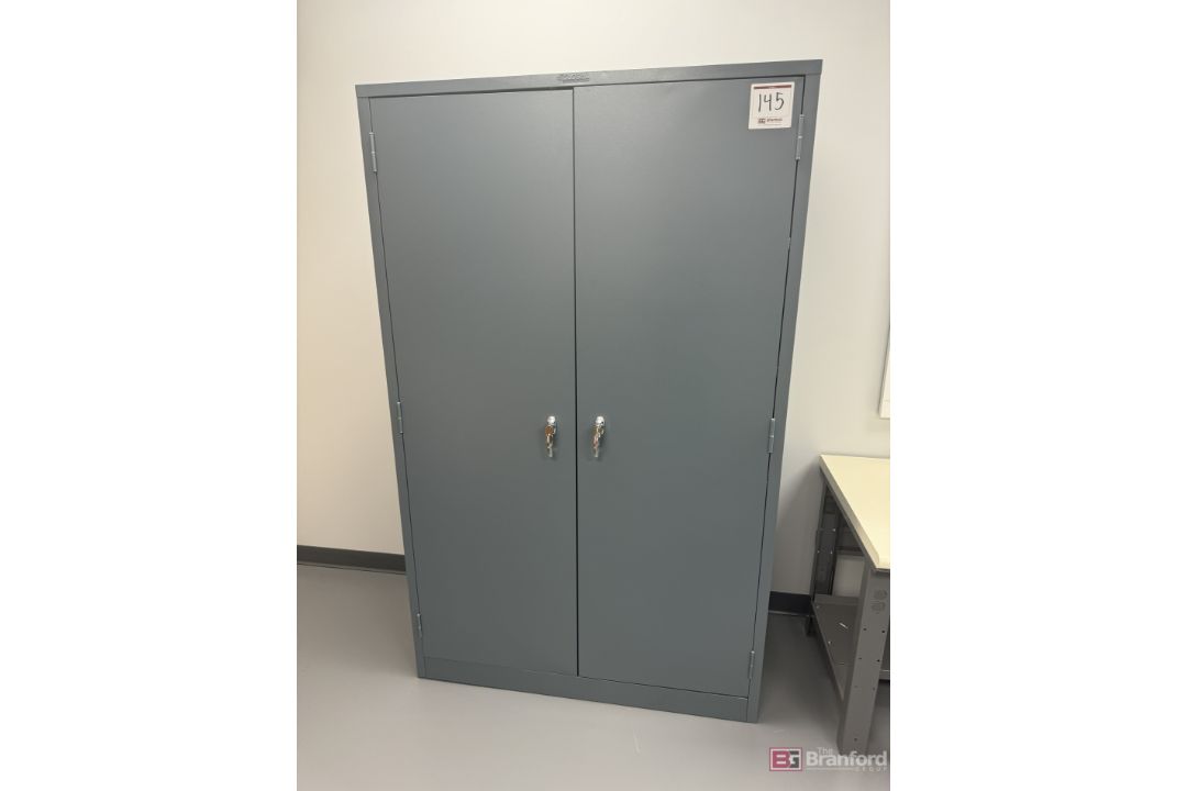Global Industrial 2-door cabinet, 48"Wx24"Dx78"H