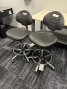 (2) Lab chairs