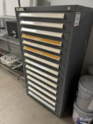 Vidmar 14-Drawer cabinet & contents