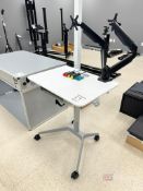 Uline workstation on casters