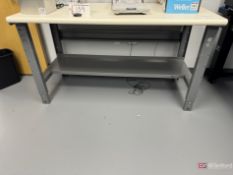 Uline adjustable height workbench, 60